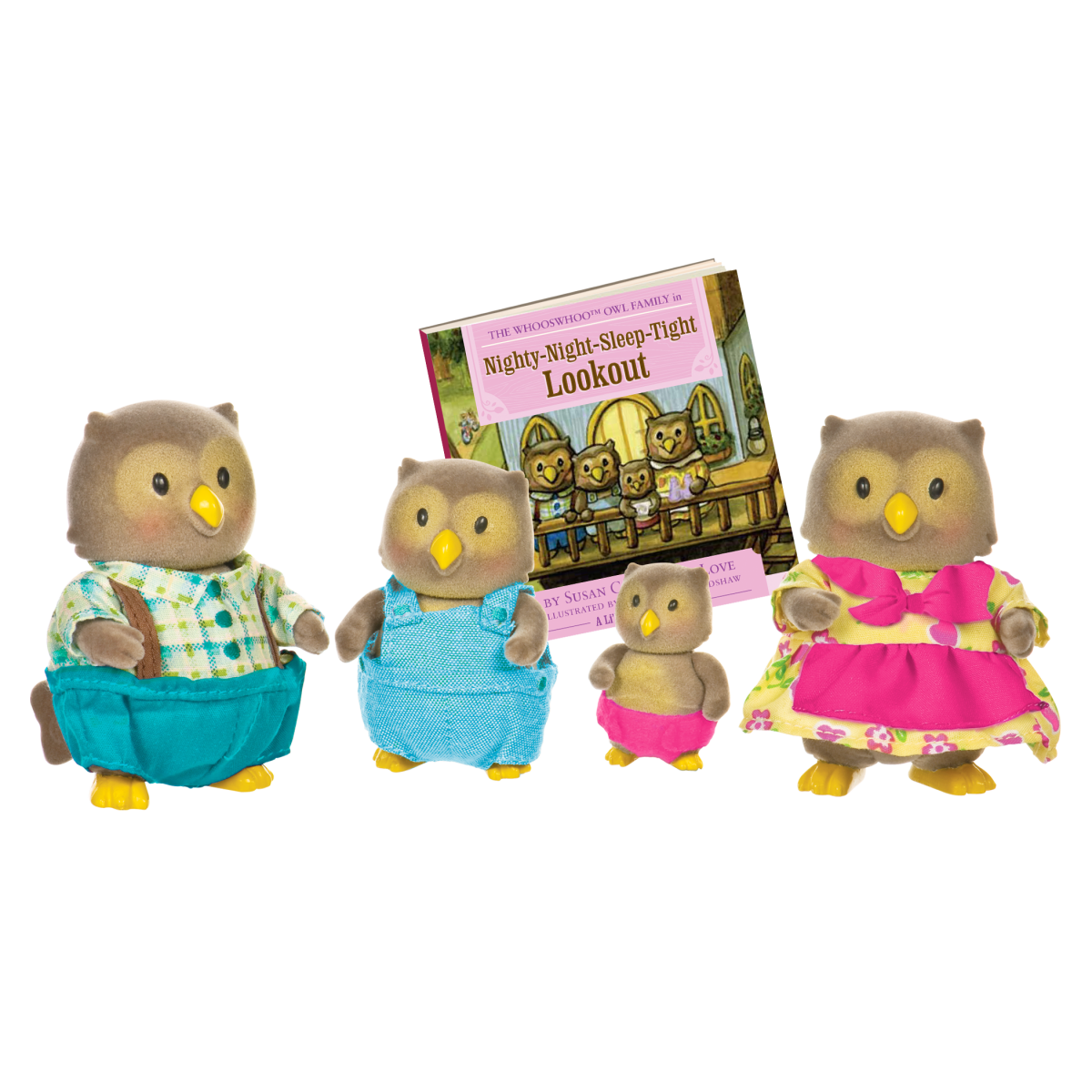 The WhoosWhoo Owls| Small Animal Figurines | Li'l Woodzeez