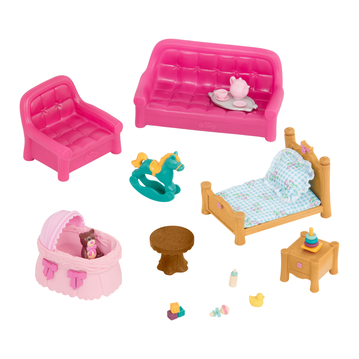 Living Room & Nursery Set Toy Furniture Li’l Woodzeez