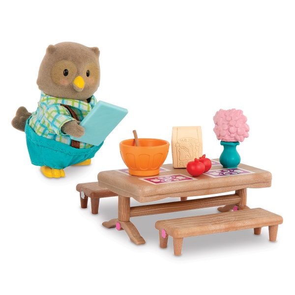 Bunk Bed Bedroom Set Toy Furniture Playset Li'l Woodzeez