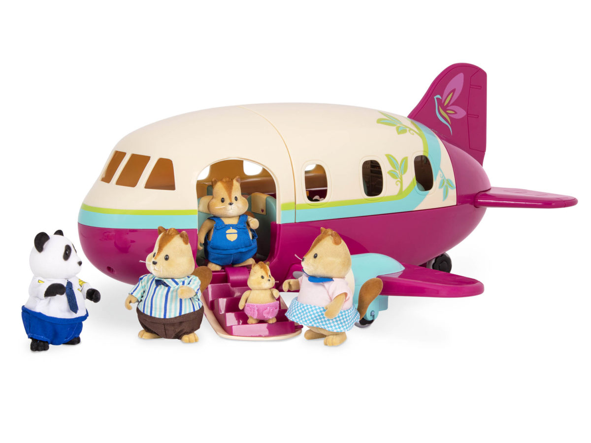 Baby Products Online - Li'l Woodzeez Honeysuckle Airway - 35-piece toy set  with 5-seater airplane accessories and flight - miniature vehicles and  games for children aged 3+ - Kideno