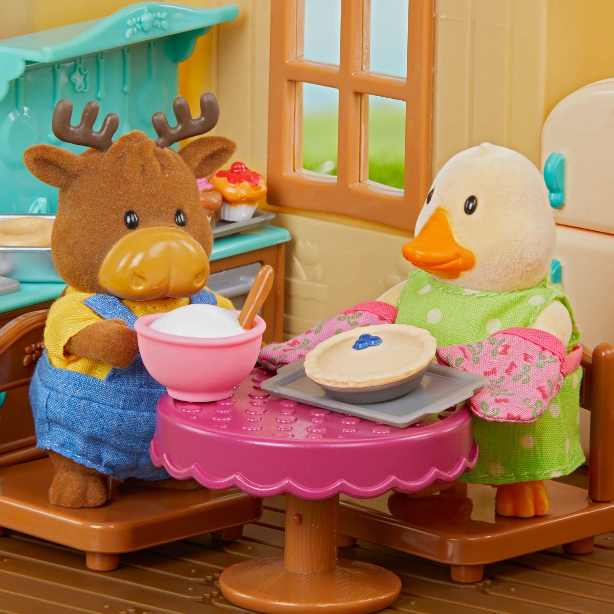 Country Kitchen Set Toy Furniture Set Li'l Woodzeez