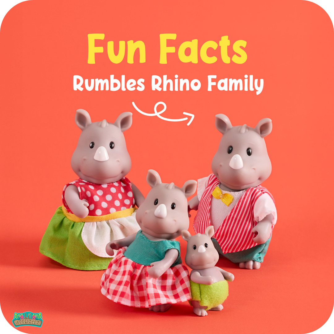 Lil Woodzeez Rhino Family