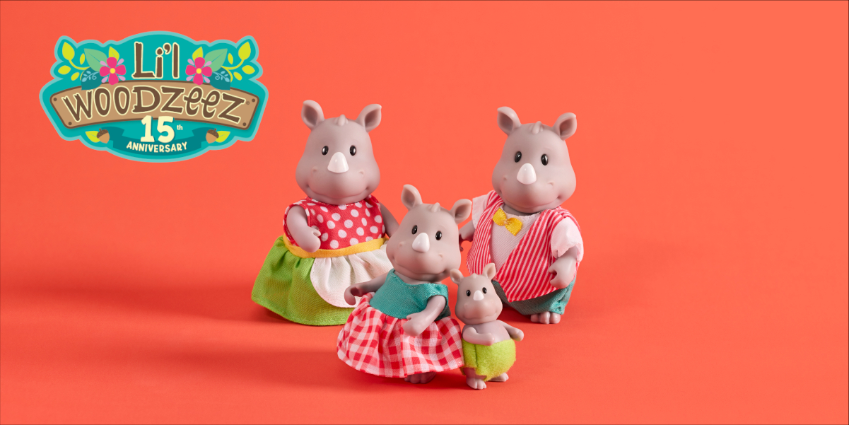 Lil Woodzeez Rumbles Rhinos Family