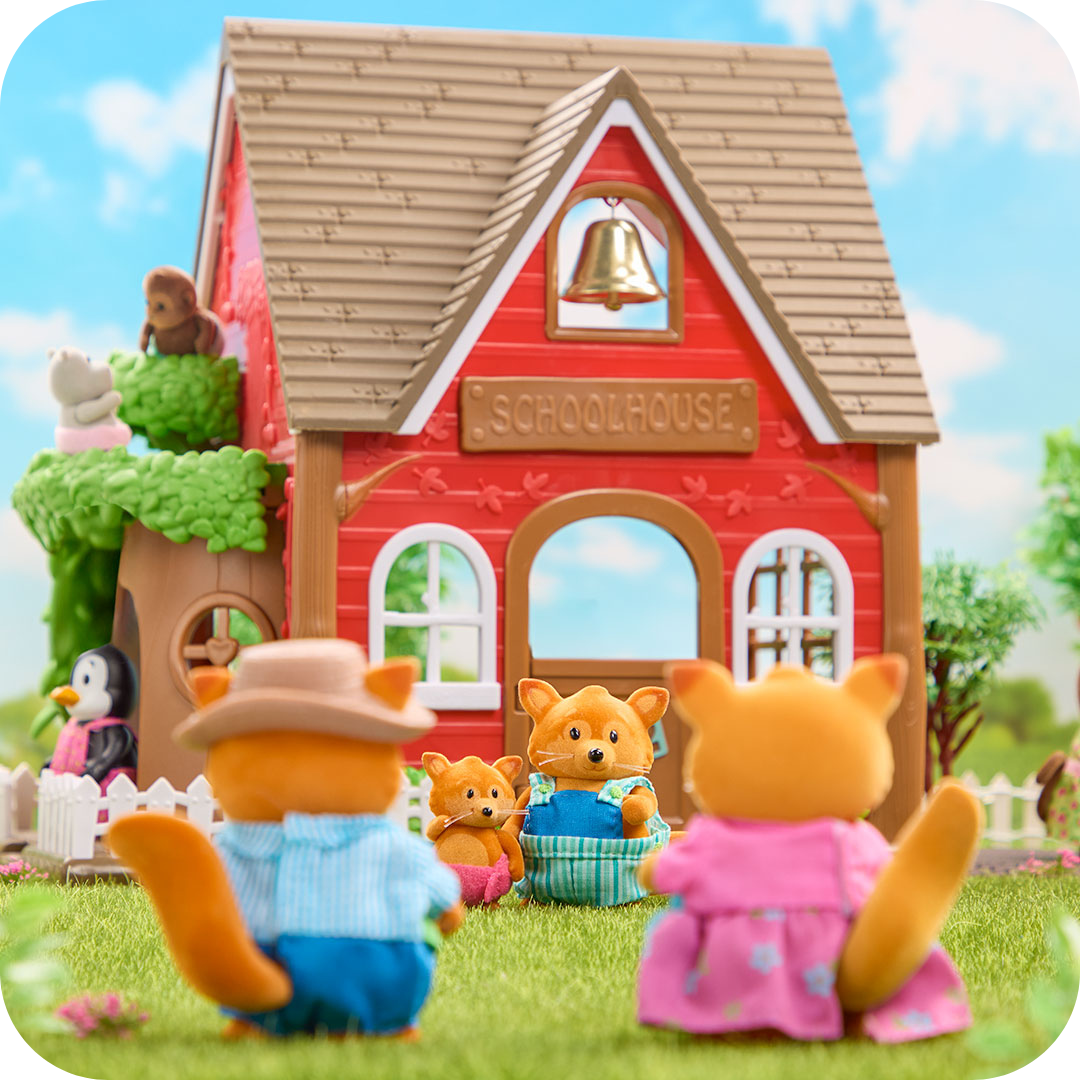 Lil Woodzeez Tippytail Foxes Toys for Kids 3 Years and Up