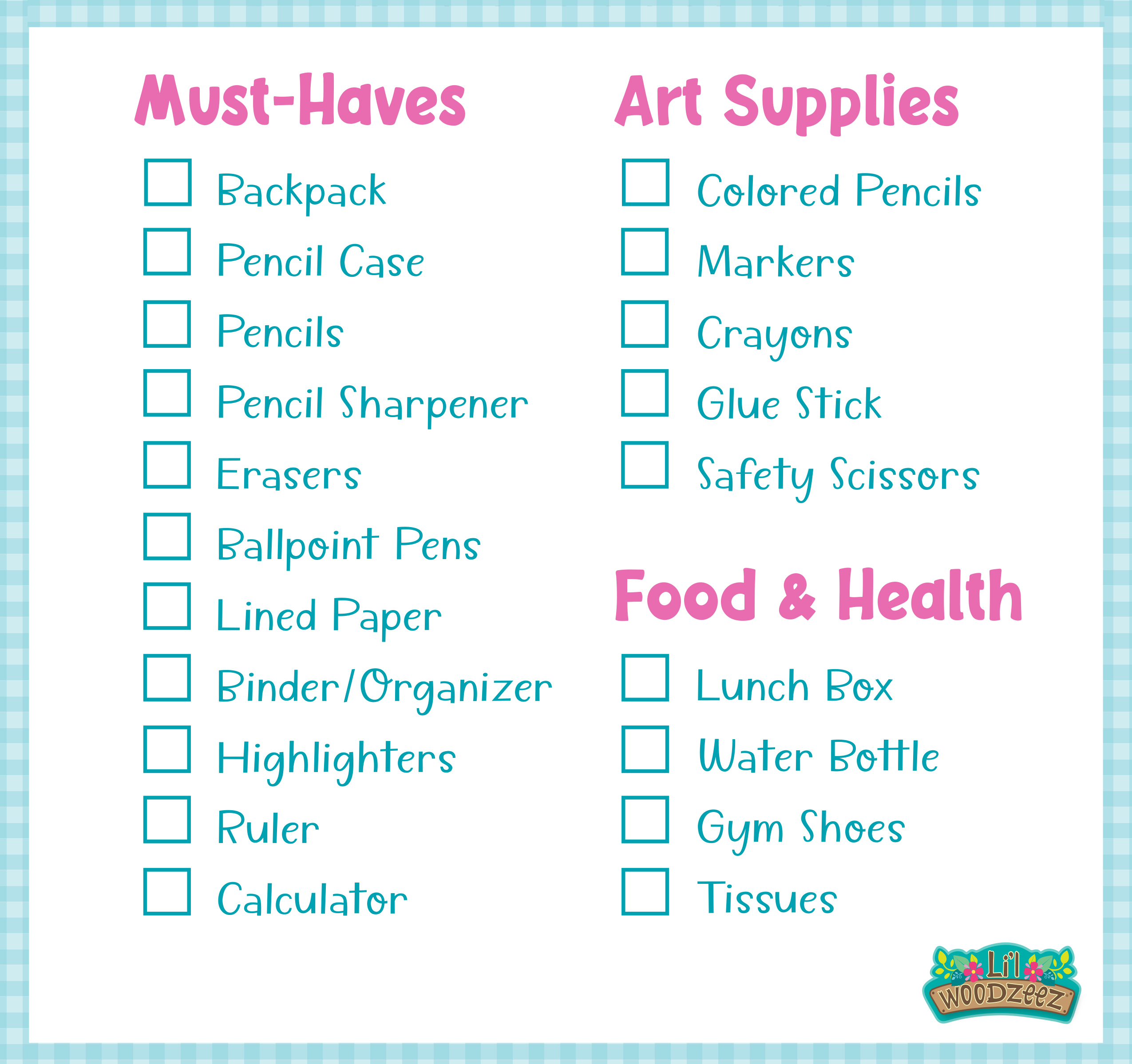 LilWoodzeez BacktoSchoolList Bottom LilWoodzeez BacktoSchoolList Bottom