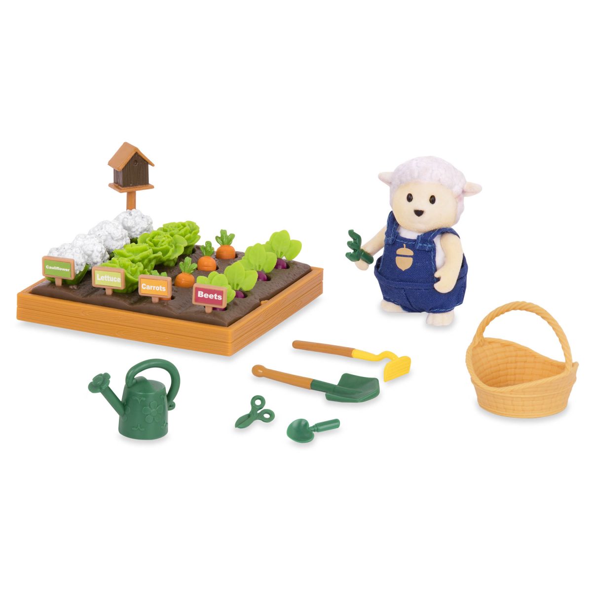 ジョンホワイト　キューピー　イースター Garden Set | Playset with Gardening Accessories | Li'l Woodzeez
