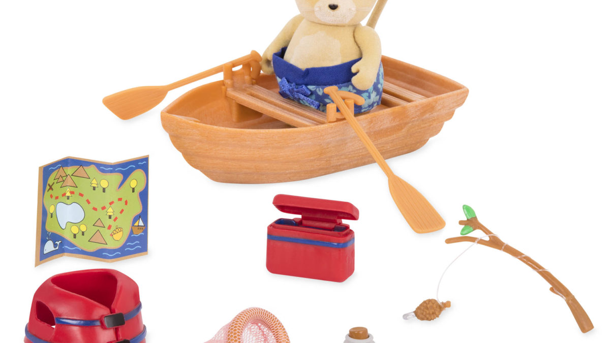 Fisher Price Little People Fishing Boat with 3 People