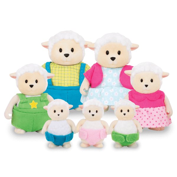 The Curlycuddles Sheep | Small Animal Figurines | Li’l Woodzeez