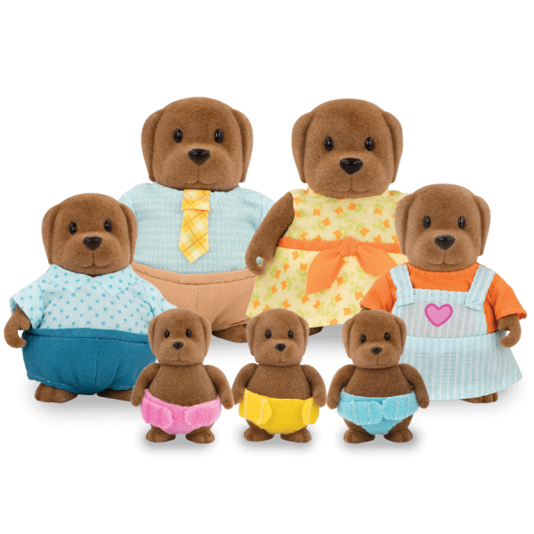The Wagadoodle Dogs | Small Animal Figurines | Li'l Woodzeez