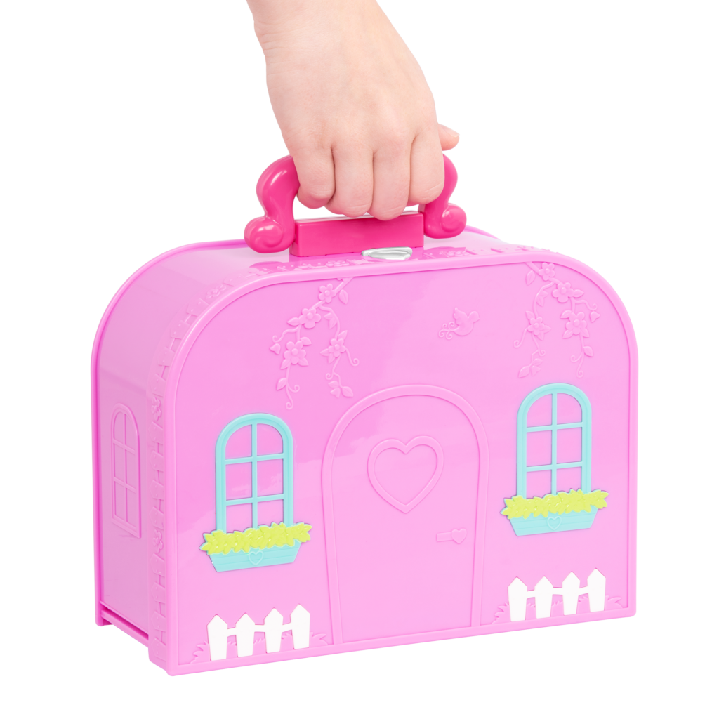 Travel Suitcase Playset | Carry Case with Accessories | Li’l Woodzeez