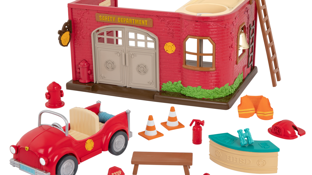 Honeysuckle Safety Department | Toy Playset | Li'l Woodzeez