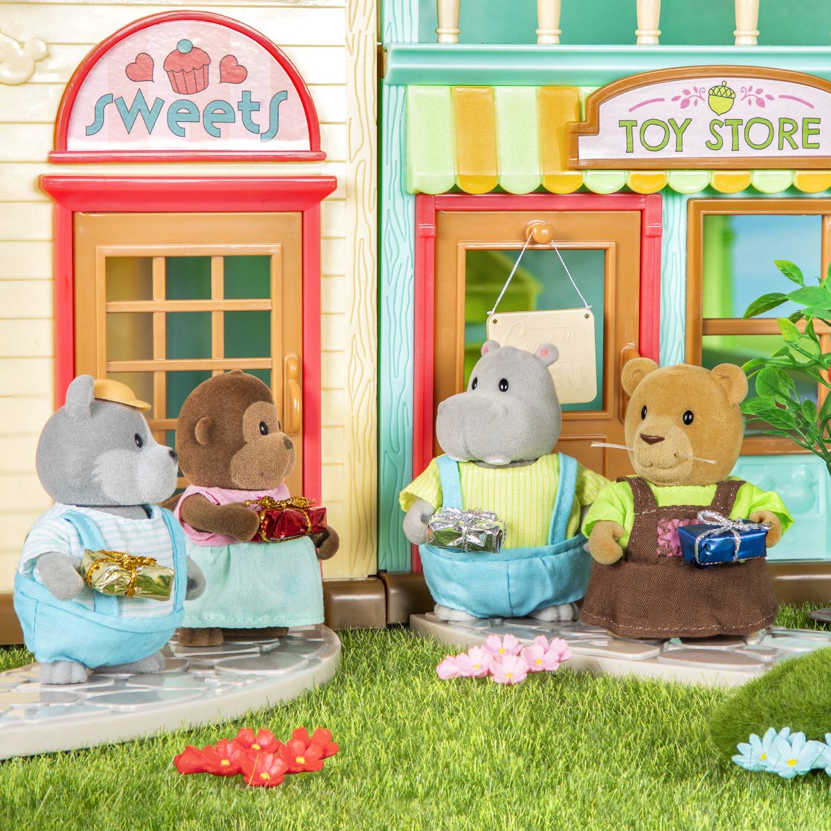 Honeysuckle Market Square Toy Store Playset Li’l Woodzeez