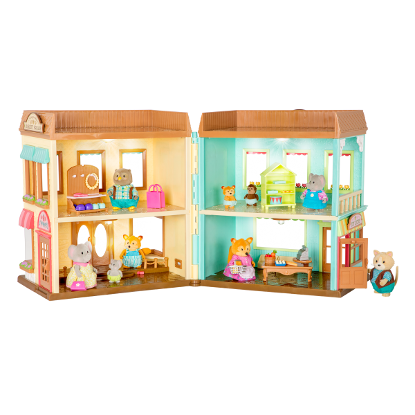 Honeysuckle Market Square Toy Store Playset Li’l Woodzeez