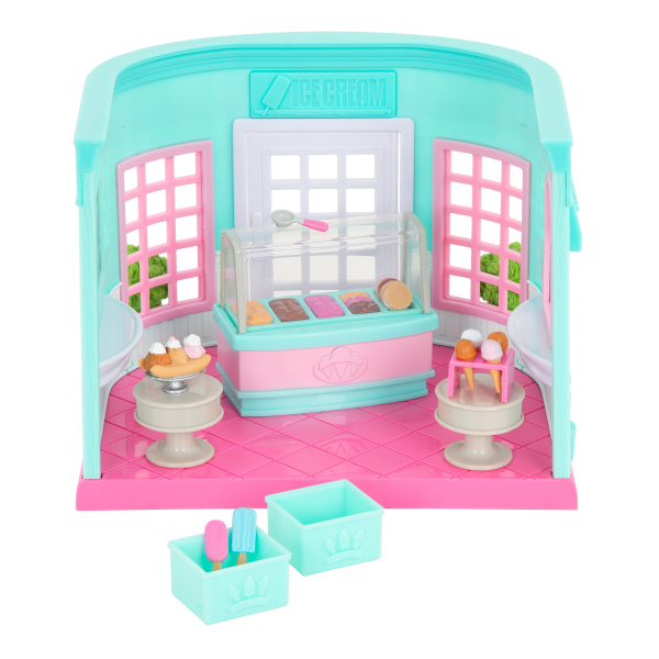 Scoops & Sprinkles Ice Cream Shop Toy Store with Accessories Li’l