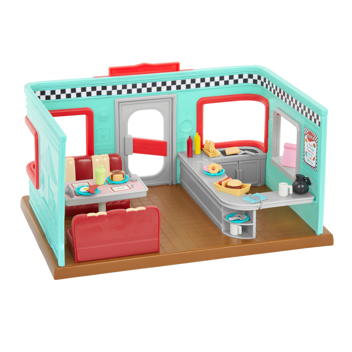 Li'l Nibbles Drive Thru Diner, Toy Restaurant with Accessories