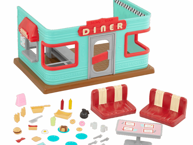 Diner Playset for Li'l Woodzeez