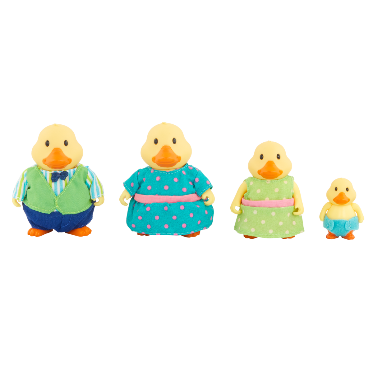 Quickquack Duck Family | Small Animal Figurines | Li'l Woodzeez