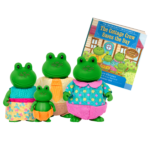 The Croakalily Frogs | Small Animal Figurines | Li'l Woodzeez