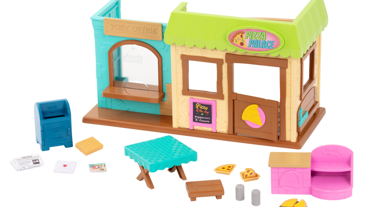 ワカコページ ポムフォーレ寮＆イグニハイド寮 5種セット Post' n Pizza Shop | Toy Restaurant with Accessories | Li'l Woodzeez