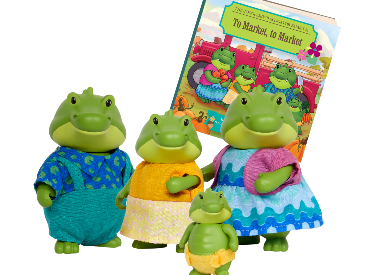 Bogglesby Alligators | Animal Figurine Set | Li'l Woodzeez