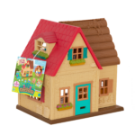 美品✨ファイバーハウス✨TOY SHOP✨ Hoppin' Farmers Market | Shop Playset with Toy Food | Li'l Woodzeez