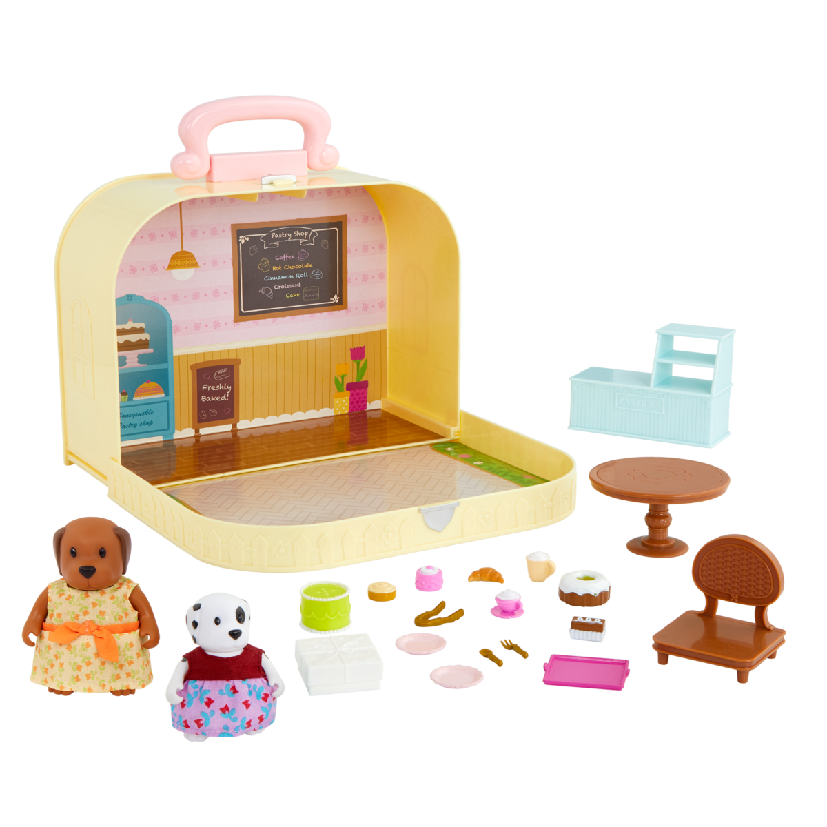Travel Suitcase Pastry Shop Playset – Deluxe
