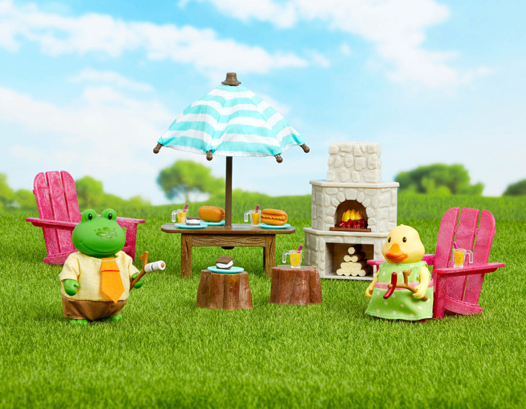 Outdoor Patio Set Deluxe Toy Furniture Bundle Li'l Woodzeez